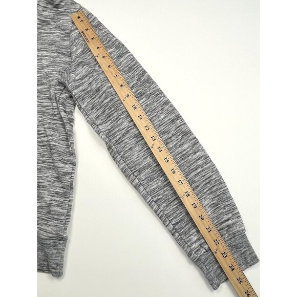 REFLEX Womens XL Gray Heather L/S HOODIE Sweatshirt Pocket Life Is Out There EUC - Picture 5 of 9